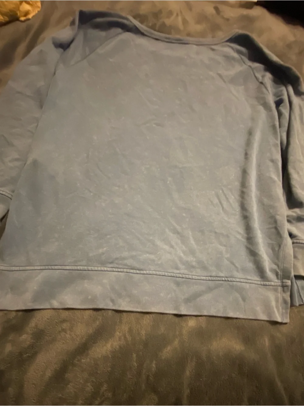 Women’s Blue Long-Sleeve Gap Pullover Top